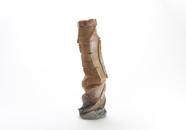 道川 省三, Sculptural Form 自然釉, 2017