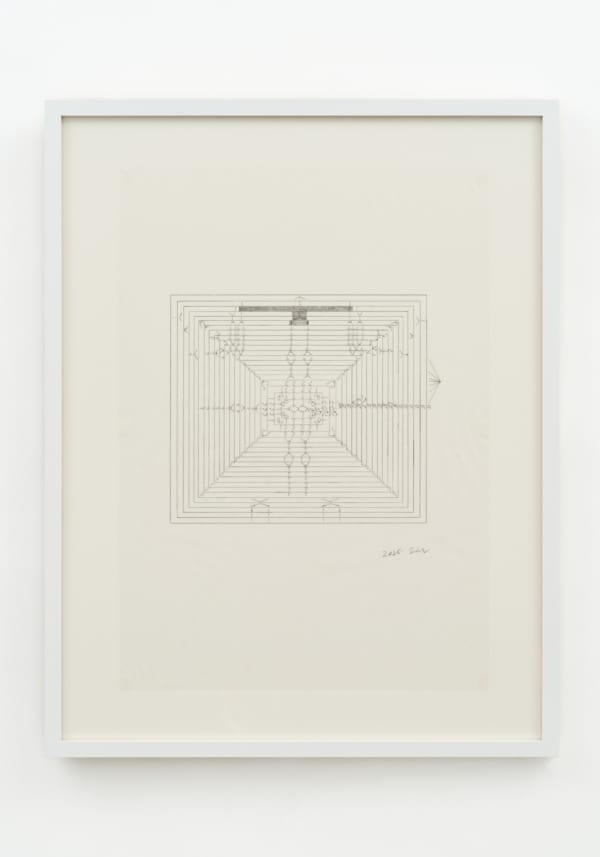 力石 咲, 《結晶集合体_ 36》結晶構造図, 2025