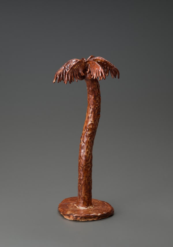 パームツリー, 2021 陶 H40.5 × W17 × D17.5 cm H15.9 × W6.6 × D6.8 in. 梅津 庸一