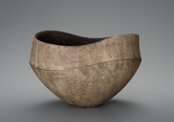 Shuto Ginsai Tsubo, 2019 Ceramic clay, clay ash, hulled ash, silver H22.3 × W34.7 × D24.1 cm H8.7 × W13.6 × D9.4 in. Daisuke Iguchi