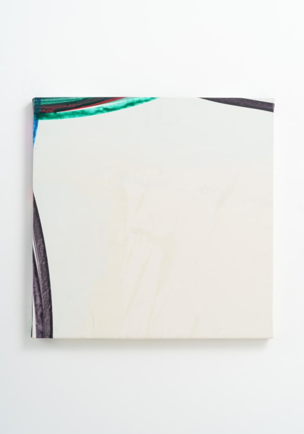 AUTOLYSIS 15-36, 2021 キャンバス張りした木製パネルにアクリル H41 × W41 × D1.9 cm H16.1 × W16.1 × D0.7 in. 國久 真有