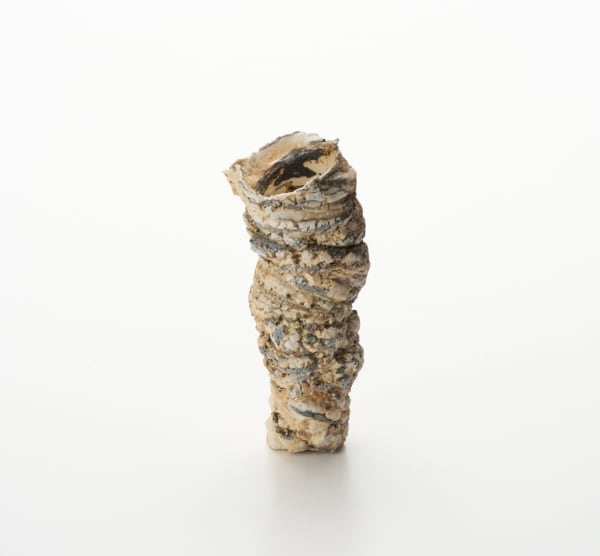 サム・チャット, Torqued Form, Porcelain Bizen Clay Interventions 1, 2024