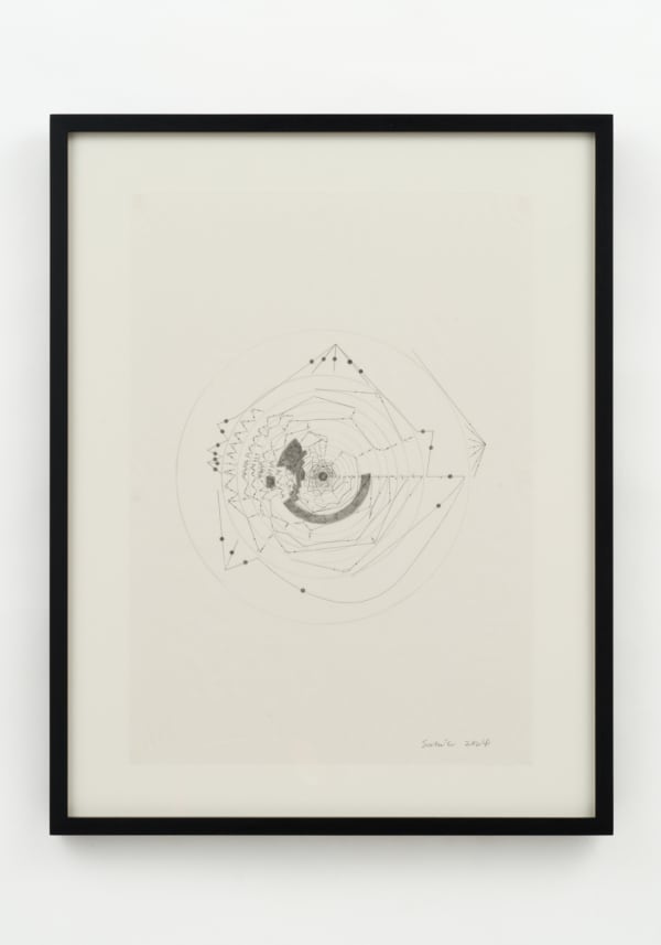 力石 咲, 《結晶集合体_ 33》結晶構造図, 2024