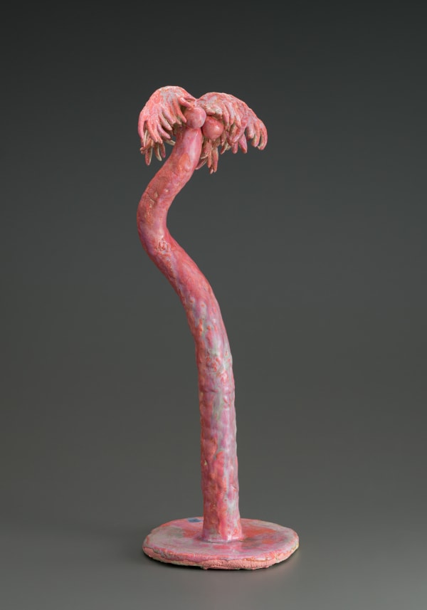 パームツリー, 2021 陶 H60.5 × W22 × D22.5 cm H23.8 × W8.6 × D8.8 in. 梅津 庸一