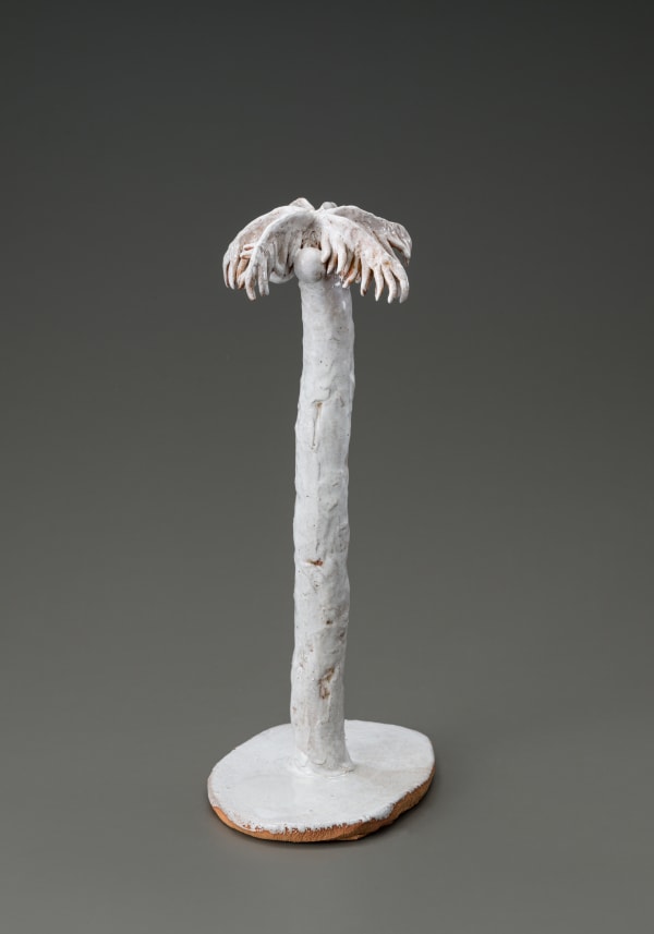 パームツリー, 2021 陶 H40 × W18 × D14.5 cm H15.7 × W7 × D5.7 in. 梅津 庸一
