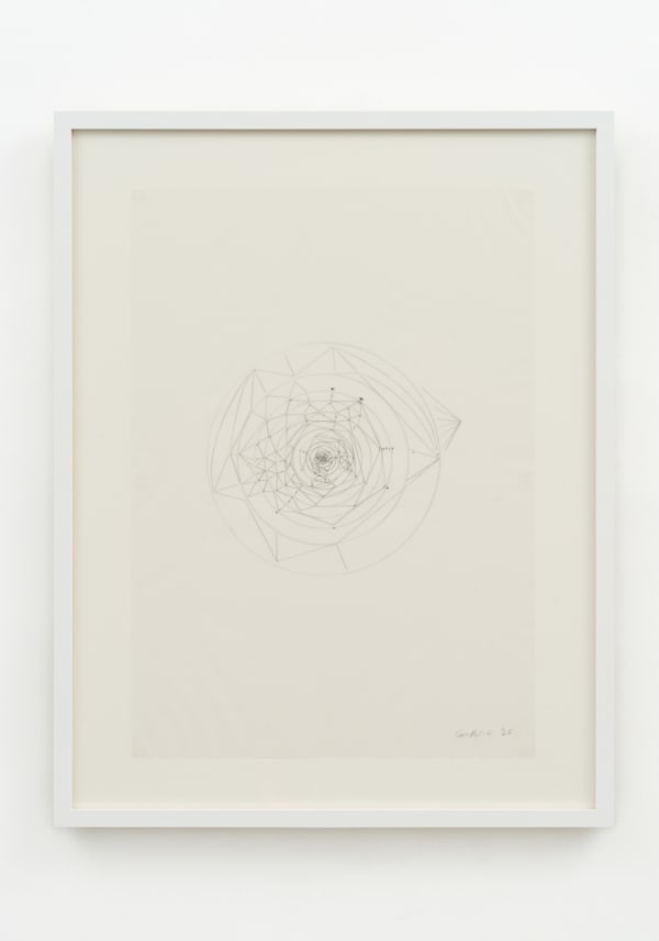 力石 咲, 《結晶集合体_ 25》結晶構造図, 2025