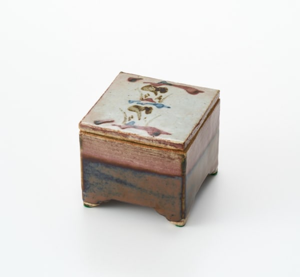 河井 寛次郎, 草花文陶筥, 昭和14(1939)年頃