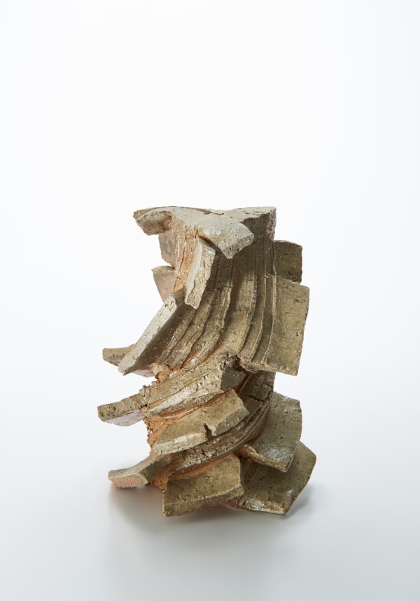 道川 省三, Sculptural Form 自然釉, 2018