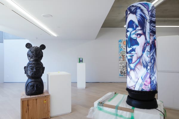 「MIKADO2:ワニのためのフーガ」展示風景、写真：来田 猛, 画像提供：京都市京セラ美術館 Installation Views of 'MIKADO2: Fugue for Crocodiles'. Photo by Takeru Koroda, courtesy of Kyoto City KYOCERA Museum of Art