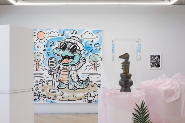 「MIKADO2:ワニのためのフーガ」展示風景、写真：来田 猛, 画像提供：京都市京セラ美術館 Installation Views of 'MIKADO2: Fugue for Crocodiles'. Photo by Takeru Koroda, courtesy of Kyoto City KYOCERA Museum of Art