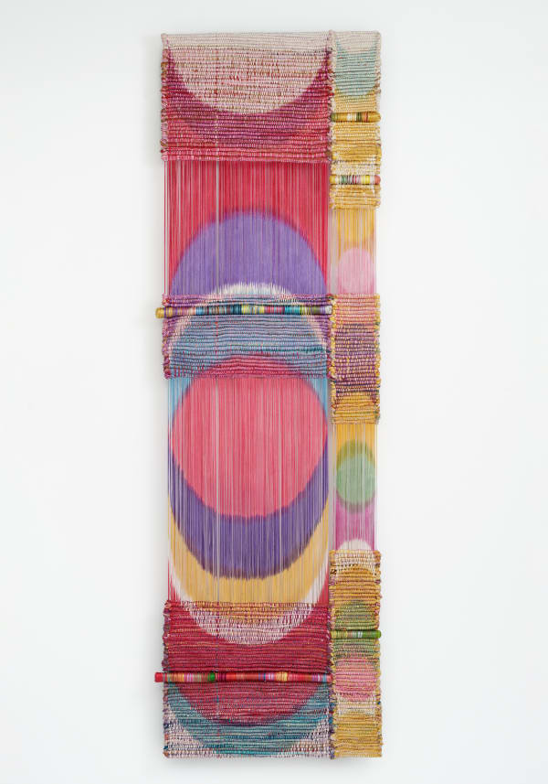 朝倉美津子/Mitsuko Asakura, レガート 2024/ Legato 2024 , 2024 絹/ Silk, H236 × W72 cm