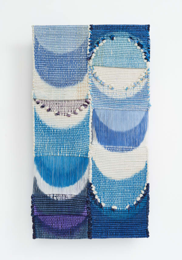 朝倉美津子/Mitsuko Asakura, Regeneration , 2018 絹、シルクウール/ Silk and silkwool, H111 × W61 cm