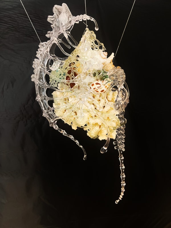 Tian Zhang, Nature Blindness I, 2022 3D printing, 3D Modeling, plastic, 41cm (H) x 18cm (W)