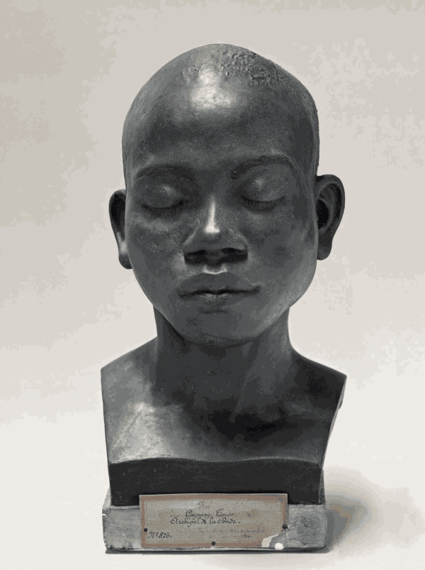 Fiona Pardington - Portrait of a life-cast of Madagasca (plaster cast) (from ‘Ahua: A beautiful hesitation’ series), 2009-2010