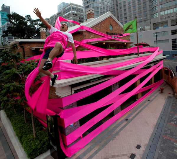 Li Wei Performance "Take Away" at Shanghai Tang Li Wei