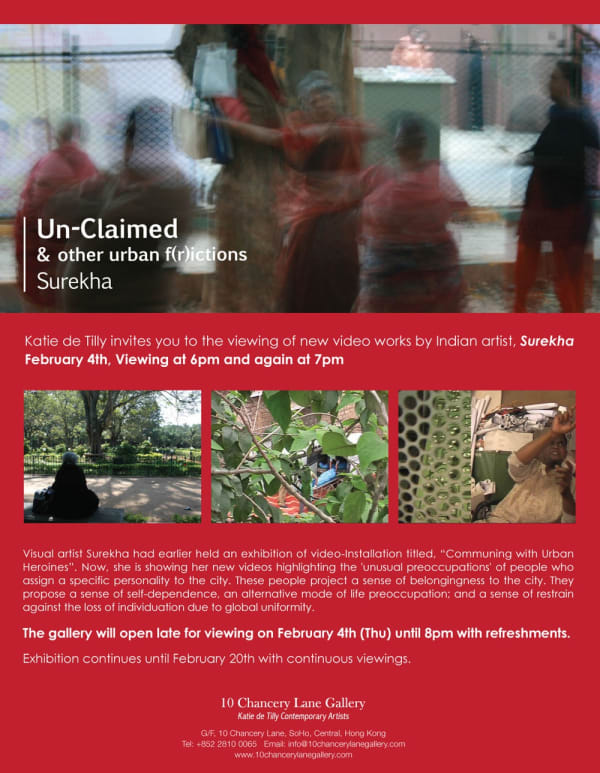 Un-Claimed & Other Urban F(r)ictions Surekha