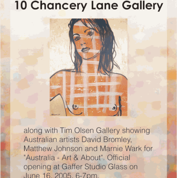 Australia, Art and About David Bromley, Matthew Johnson, Marnie Wark