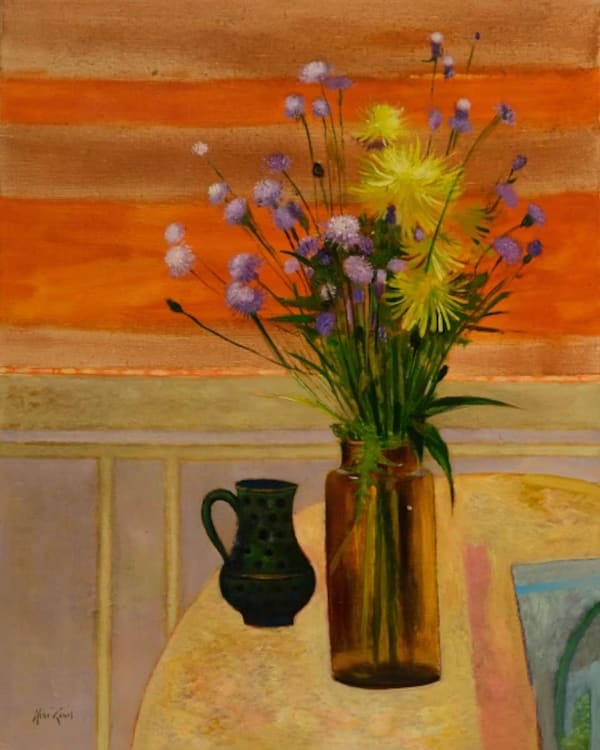 Grand bouquet violet-jaune, 1994
