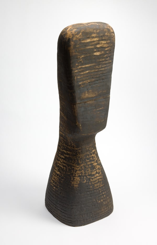Ebitenyefa Baralaye Sarcophagus I, 2024 Stoneware, slip, stain 42 x 14 x 14 inches
