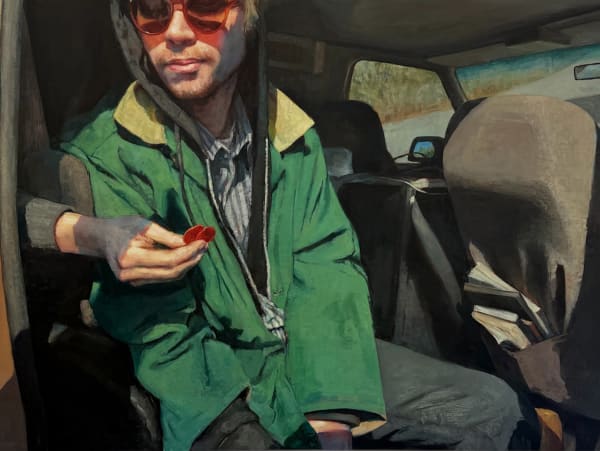 Chelsea Harris En Route, 2025 Oil on panel 30 x 40 inches