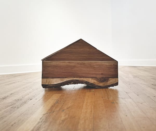 Iris Eichenberg Academy Way, 2023 Wood, bark 16.5 x 24.5 x 10.5 inches