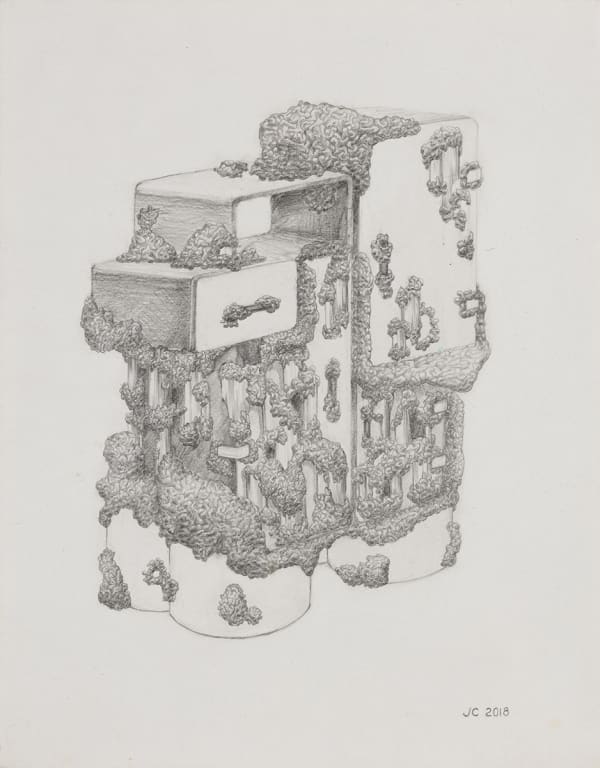 Jack Craig, Dripped Bronze Study 3, 2018