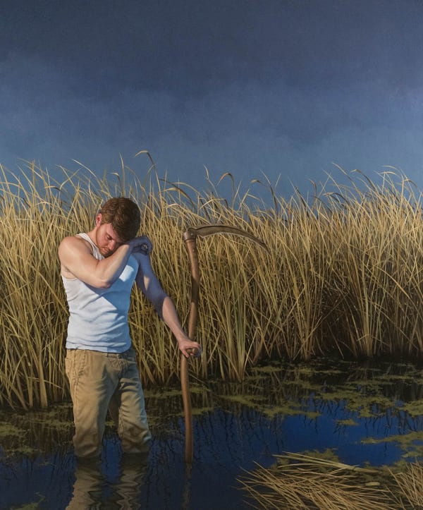 Robert Schefman Maintain the Garden, 2022 Oil on canvas 84 x 70 inches