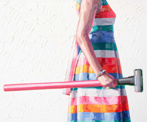 Kelly Reemtsen Shattered, 2024 Oil on panel 40 x 48 inches