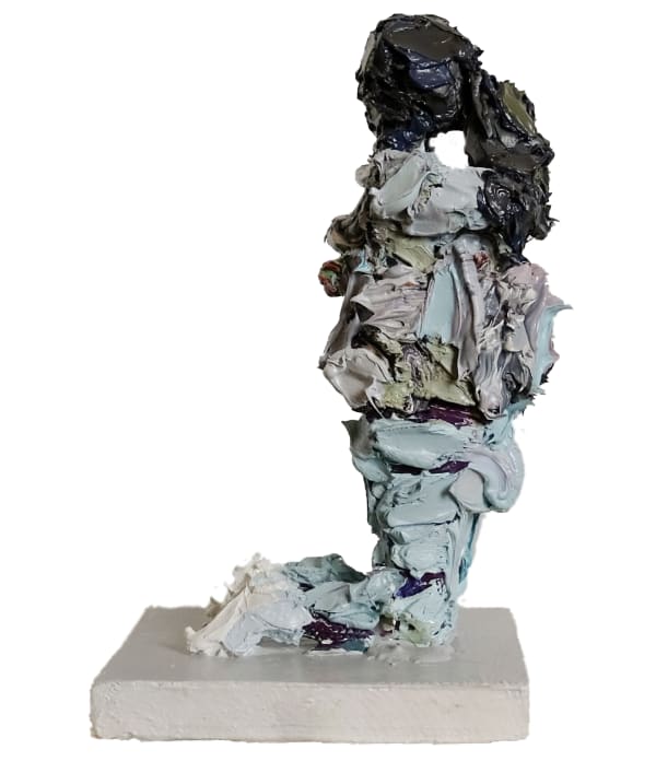 Lavaughan Jenkins Who Am I (The O’Jays), 2021 Oil paint, foam 10 x 5 x 6 inches