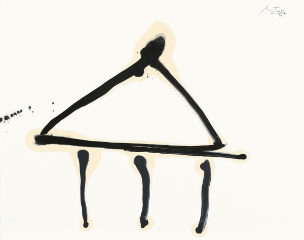 Robert Motherwell Drunk with Turpentine No. 16, 1979 Oil on paper 22.87 x 29 inches