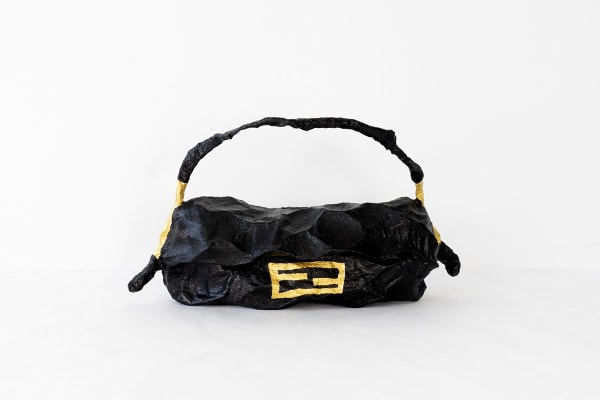 Mary-Ann Monforton Fendi Baguette, 2022 Wire mesh, plaster gauze, paint 11 x 21 x 7 inches