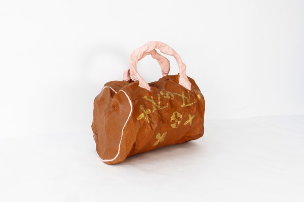 Mary-Ann Monforton Louis Vuitton Speedy, 2022 Wire mesh, plaster gauze, paint 14 x 15 x 9 inches