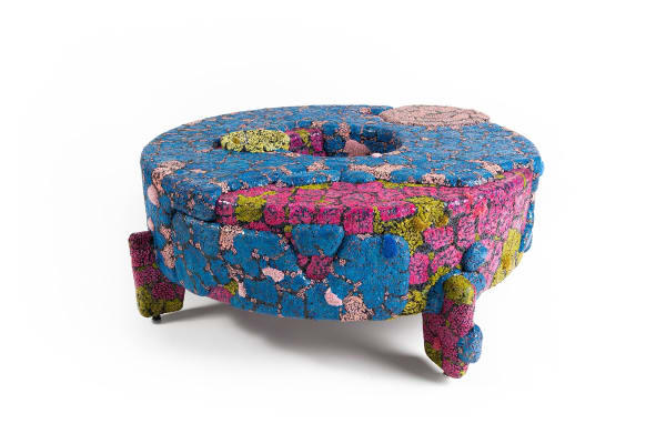 Jack Craig Portal, 2024 Molded carpet, wood 18 x 48 x 48 inches
