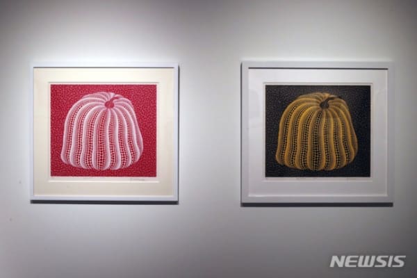 '판화로 탄생한 빨간 호박, 노랑 호박' 쿠사마 야요이 기획전 여는 갤러리 S2A