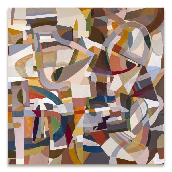 Abstract Composition with Brown (Definitely Not a Cow Painting), 2022