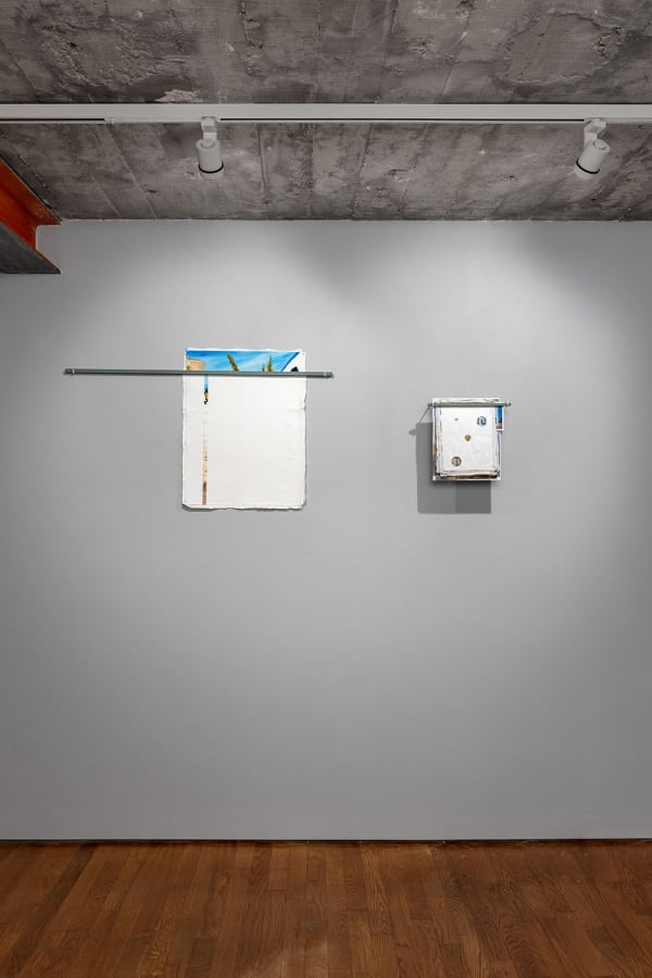 Farah Khelil, Pan De Mur #6 et Feuillage #1, 2023 (Vue D'exposition)