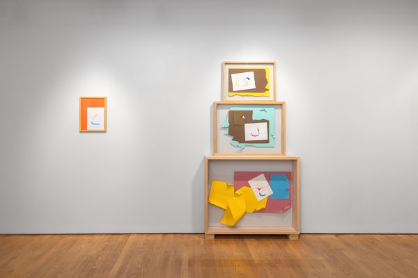 Vue de l'exposition "Signes et sons" de Marie Chamant, 2025. Galerie lilia ben salah, Paris. Photo: Romain Darnaud