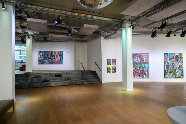 Exhibition view: "Jungle of encounters - Yannick Ackah ", March 2025