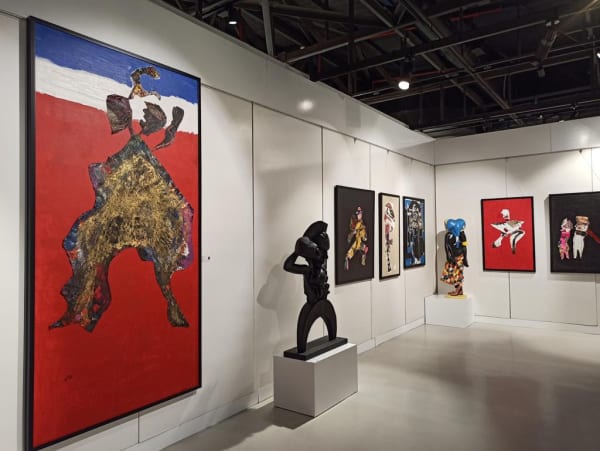 Install view of What My Mother Didn't Teach Me by Viraj Khanna