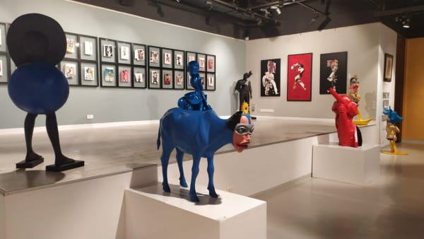 Install view of What My Mother Didn't Teach Me by Viraj Khanna