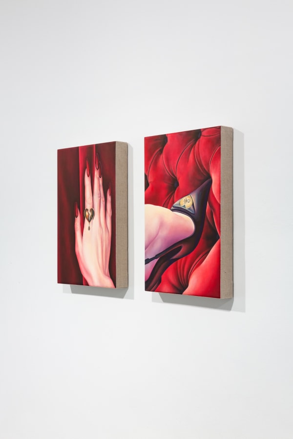 Installation shot, ''Moons", 2 Dec 2023 - 20 Jan 2024