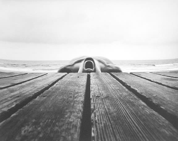 Arno Rafael Minkkinen - Self-Portrait, Narragansett, Rhode Island, 1973