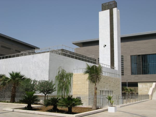 KAUST Mosque Screen The Campus Mosque of the King Abdullah University of Science and Technology is part of the KAUST International Art Program – developed by KAUST & Aramco International – realized by Urban Art Projects – Jeddah, Saudi Arabia – 2010
