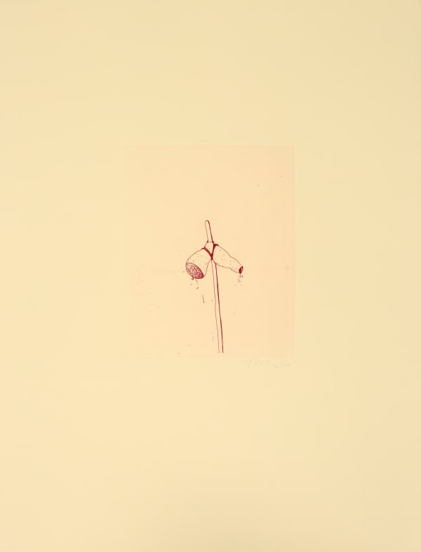 William Tillyer The Hanging Tree (Jan Luyken engravings – and from the 1633 etchings by Jacques Callot), 1974/2018 Signed in pencil lower right (recto) Line drawings on copper plate on 250 gsm Velin Arches Crème paper Paper size: 66 x 50.8 cms (26 x 20 ins) Plate size: 25 x 20.3 cms ( 9 7/8 x 8 ins) EDITION 25 PROOFS 4AP 1PP PRINTER Clifton Editions PUBLISHED BY Bernard Jacobson Ltd., London, 2018