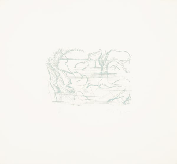 William Tillyer Lake Coongie Etchings, 1982 Signed in pencil lower right (recto) Etching on paper Paper size: 41.8 x 44.5 cms (16 1/2 x 17 1/2 ins) Plate size: 14.5 x 22.2 cm (5 3/4 x 8 3/4 in) EDITION 40 PROOFS 6 AP PUBLISHED BY Bernard Jacobson Ltd., London