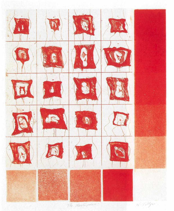 William Tillyer The Masterpiece, 1966 Signed in pencil lower right (recto) Etching with aquatint on paper 45.7 x 38.1 cm (18 x 15 ins) EDITION Uneditioned PRINTER The Artist