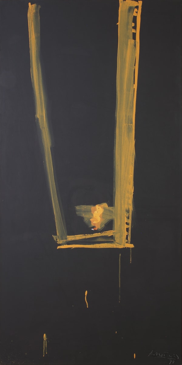 Robert Motherwell Black Open, 1973 Acrylic on canvas