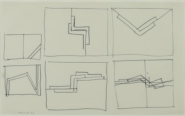 Marc Vaux Untitled, 1966 Ink on paper