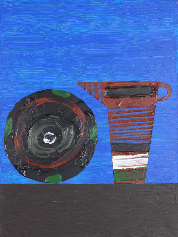 Bruce McLean Untitled, 2025 Acrylic on canvas
