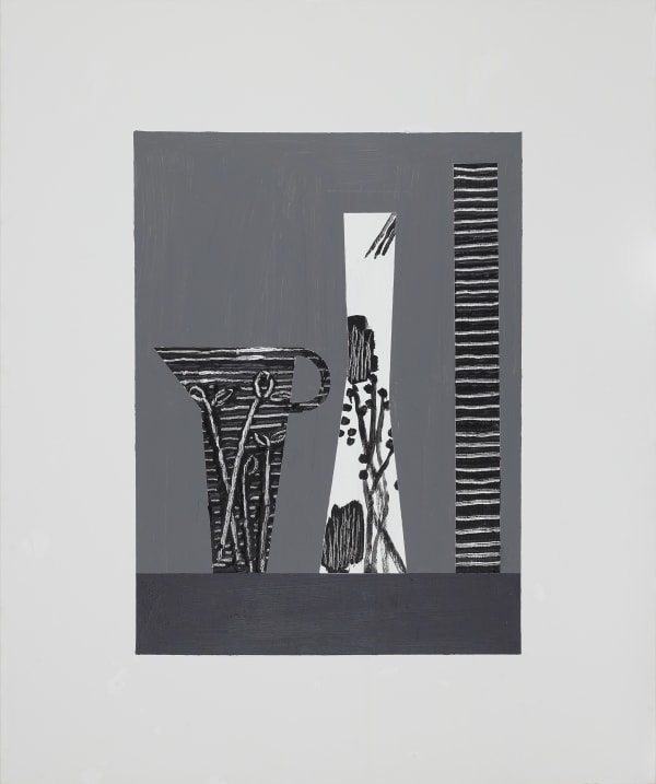 Bruce McLean Untitled , 2023 Oil and acrylic on canvas 120 x 100 cms (47 1/4 x 39 3/8 ins)